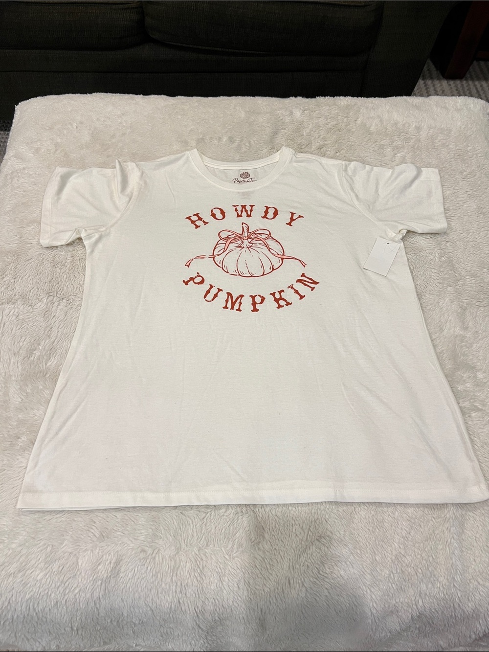 POSITIVE TEES Graphic Statement “Howdy Pumpkin”